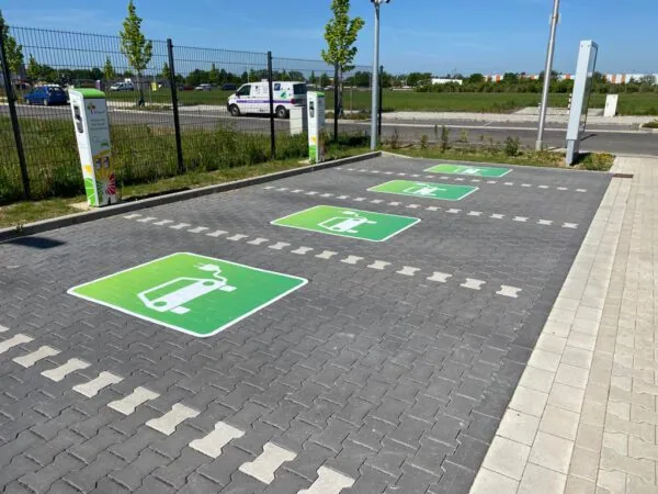 Symbol E-Tankstelle
